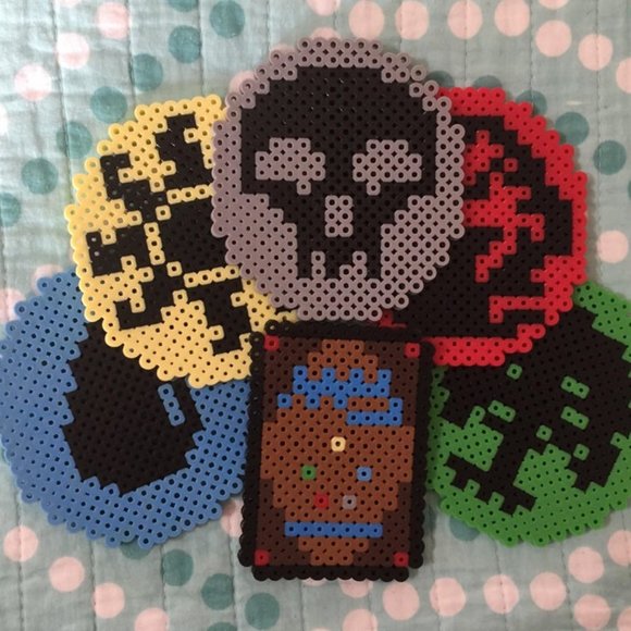 5 Magic the Gathering Fridge Magnets - MTG - Nerdy Home Decor - Game Room - Picture 1 of 7